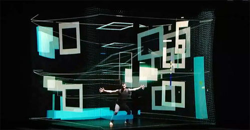 电子盒子里的双人舞 实时渲染技术呈现几何之美